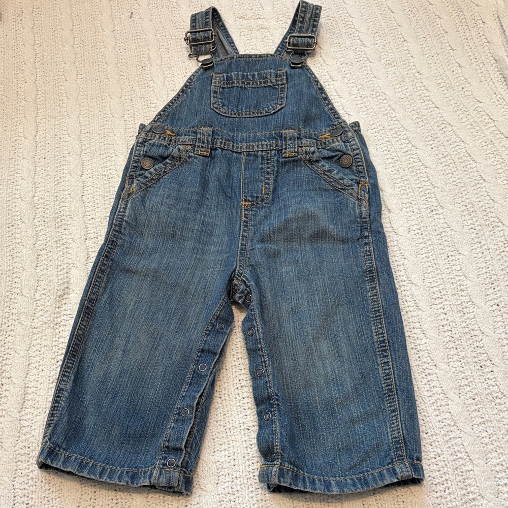Old Navy Toddler 12-18 Month Denim Overalls